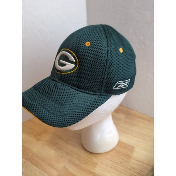 Youth Green Bay Packers Green Team Slouch Flex Hat - Picture 2 of 7